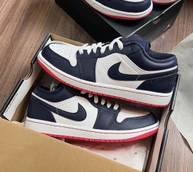 JORDAN 1 LOW OBSIDIAN EMBER GLOW
