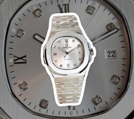 CARNIVAL 8160G SILVER DIAMOND WHITE FACE