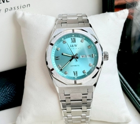 CARNIVAL IW 751G SILVER DIAMOND TIFFFANY FACE 