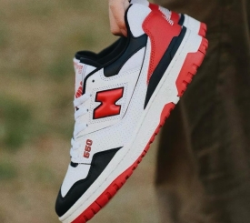 New Balance 550 White Team Red