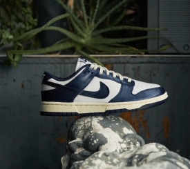 NI.KE DUNK LOW PREMIUM "VINTAGE NAVY"