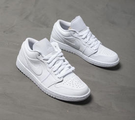 Jordan 1 Low All White