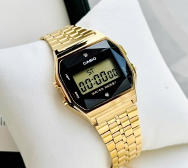 CASIO A159 GOLD DIAMOND 