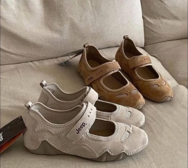 Jeep Mary Jane Classic Amber & Grey