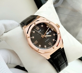 Carnival IW 751G Leather Black Rose Diamond