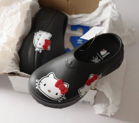 Adidas Mule Hello Kitty Black