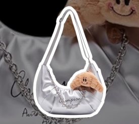 CHAMPION CROISSANT BAG SILVER