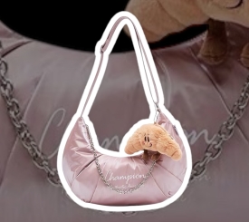 CHAMPION CROISSANT BAG PINK