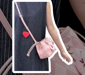 SEMIR DESSERT BUCKET BAG PINK