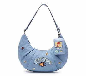 CHAMPION HANDBAG YEAR OF THE SNAKE BLUE JEAN 