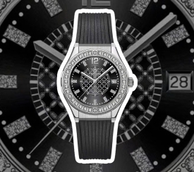 CARNIVAL 8173L2 SILVER BLACK FACE VIỀN ĐÁ 