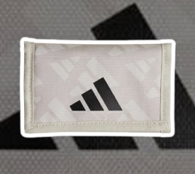  ADIDAS WALLET BEIGE LINEAR PRINT 
