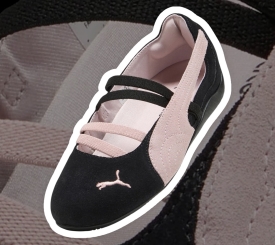 PUMA SPEEDCAT BALLET BLACK MAUVE MIST