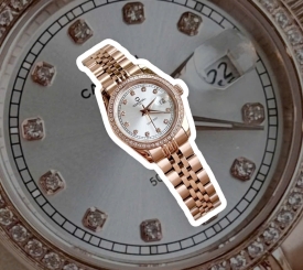 CARNIVAL 8131L2 DIAMOND ROSE WHITE WOMEN VIỀN ĐÁ