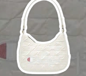 MONOGRAM WHITE CHAMPION SHOULDER BAG