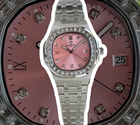CARNIVAL 8160L2 SILVER DIAMOND PINK FACE