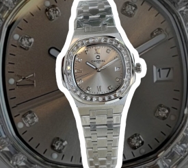 CARNIVAL 8160L2 SILVER  DIAMOND GREY FACE
