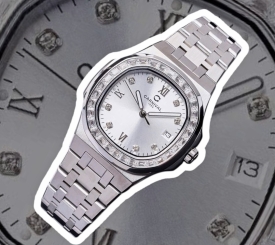 CARNIVAL 8160L2 SILVER DIAMOND WHITE FACE