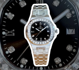 CARNIVAL 8160L2 SILVER DIAMOND BLACK FACE