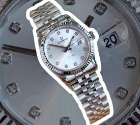 ĐỒNG HỒ NỮ CARNIVAL 8250L DÂY THÉP BẠC MẶT TRẮNG SILVER WHITE FACE