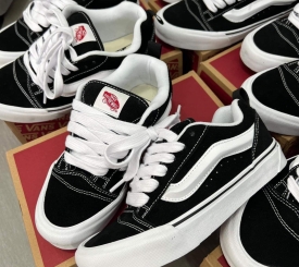 VANS KNU SKOOL BLACK WHITE 