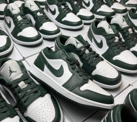 Jordan 1 Low White Olive