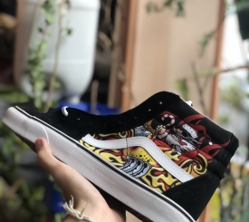 VANS SK8-HIGH SANTA
