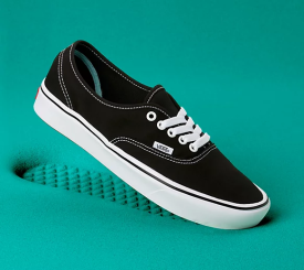 VANS AUTHENTIC COMFY BLACK WHITE 