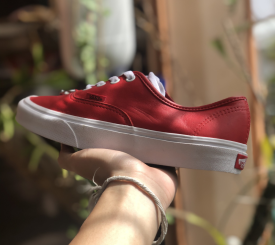 VANS AUTHENTIC RED PIERCING 