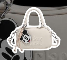 MICKEY MOUSE DISNEY HANDBAG LEATHER WHITE