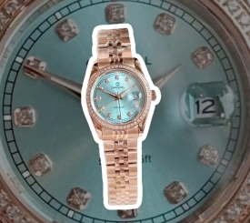 CARNIVAL 8131L2 DIAMOND ROSE TIFFANY FACE WOMEN VIỀN ĐÁ