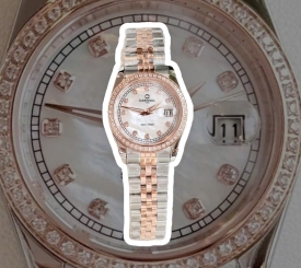 CARNIVAL 8131L2 DIAMOND DEMI ROSE TRẮNG XÀ CỪ WOMEN VIỀN ĐÁ