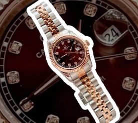 CARNIVAL 8131L DIAMOND DEMI ROSE CHOCOLATE  WOMEN