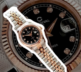 CARNIVAL 8131L DIAMOND DEMI ROSE BLACK  WOMEN 