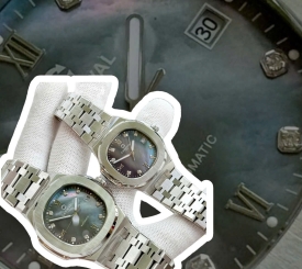 ĐỒNG HỒ COUPLE CARNIVAL 8160 SILVER BLACK MOP FACE