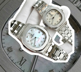 ĐỒNG HỒ COUPLE CARNIVAL 8160 SILVER WHITE MOP FACE