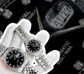 ĐỒNG HỒ COUPLE CARNIVAL 8131 SILVER BLACK FACE