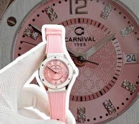 CARNIVAL 8173L SILVER PINK FACE 