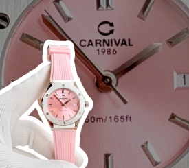 CARNIVAL 8168L SILVER PINK FACE