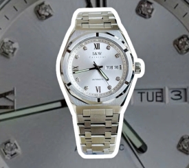 CARNIVAL IW 751G SILVER DIAMOND WHITE FACE