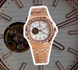 CARNIVAL 8128G ROSE DIAMOND WHITE FACE