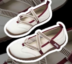 JEEP MARY JANE OUTDOOR RETRO BEIGE RED