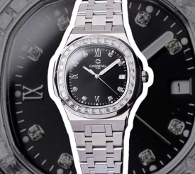 CARNIVAL 8160L2 SILVER DIAMOND BLACK FACE