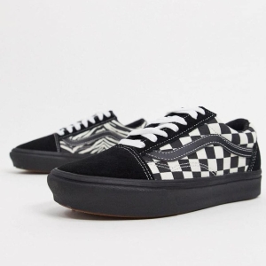 VANS OLD SKOOL COMFYCUSH CHECKER ZEBRA