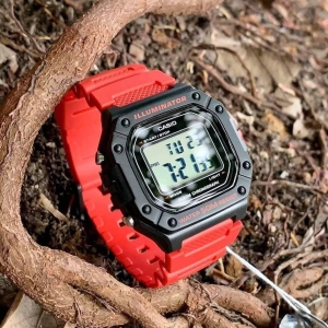 CASIO W-218H-4B2VDF RED