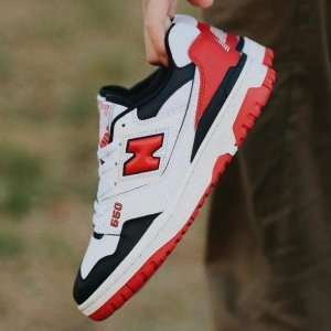 New Balance 550 White Team Red