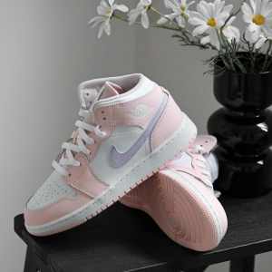 JORDAN 1 MID PINK WASH