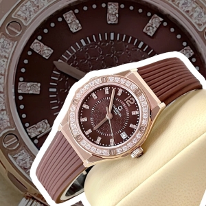 CARNIVAL 8173L2 ROSE BROWN FACE VIỀN ĐÁ