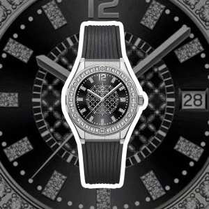 CARNIVAL 8173L2 SILVER BLACK FACE VIỀN ĐÁ 