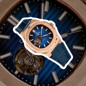 CARNIVAL 8128G LEATHER ROSE BLUE FACE